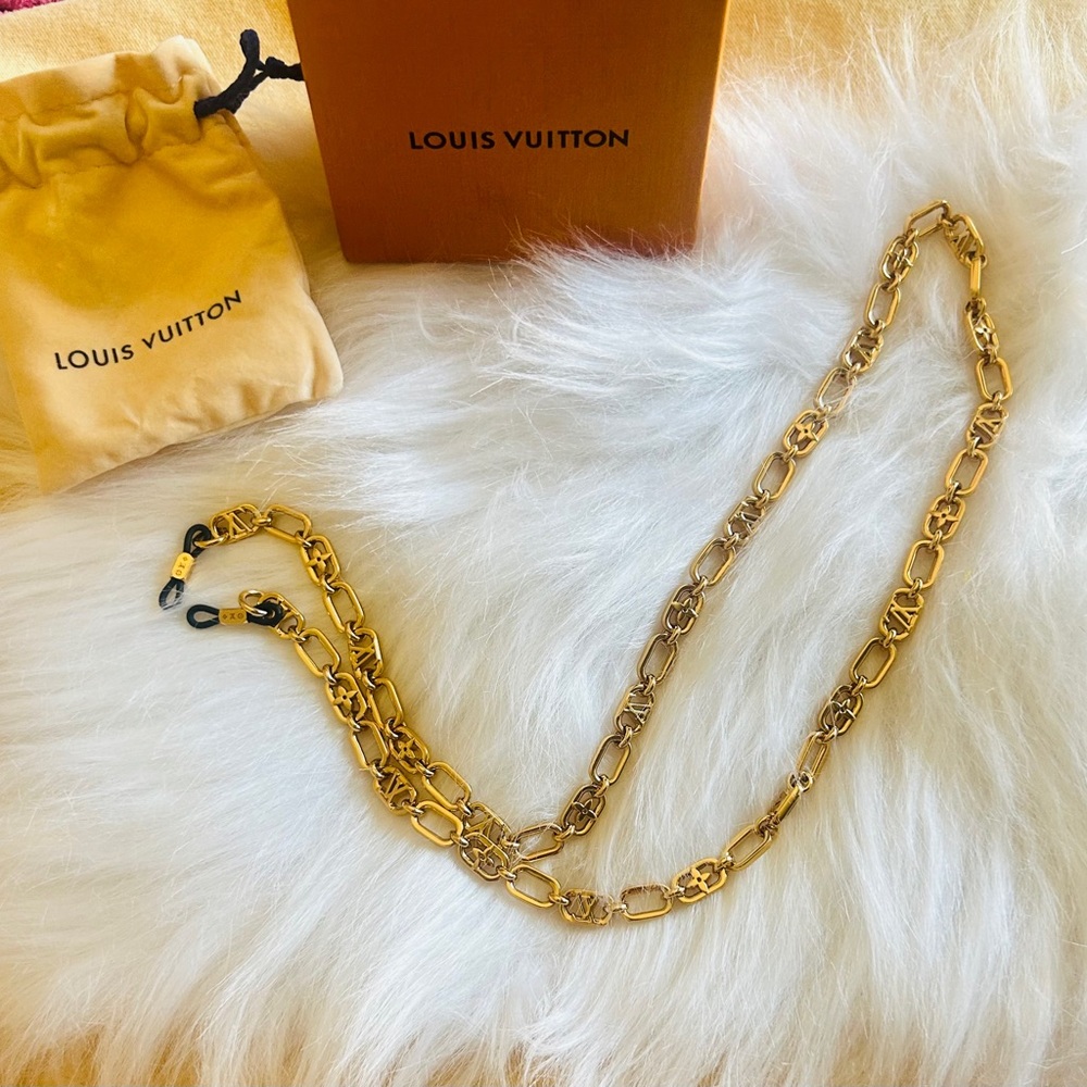 Louis Vuitton Flower & Monogram Sunglasses Chain